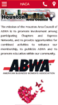 Mobile Screenshot of abwahouston.org
